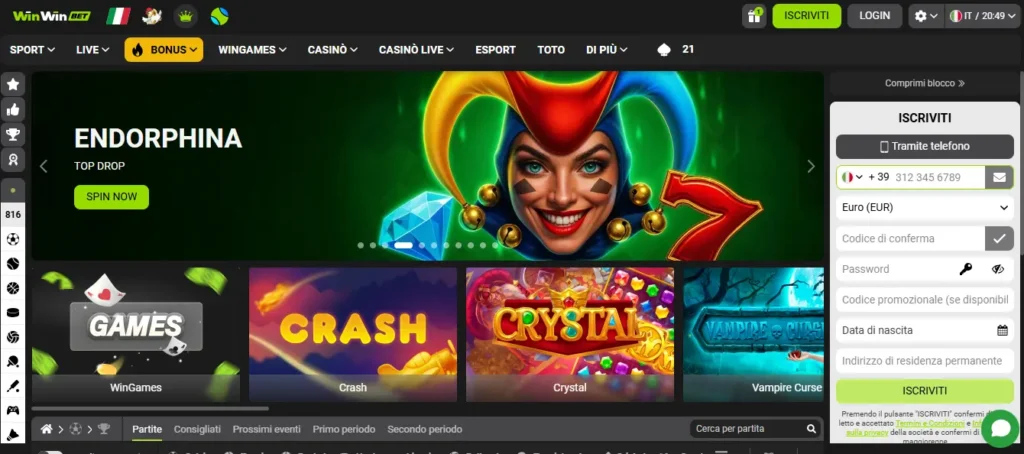 WinWin casinò stranieri